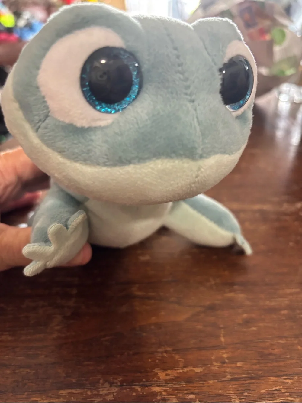 Baby Bruno Salamander from D Disney frozen two Plush Blue salamander
